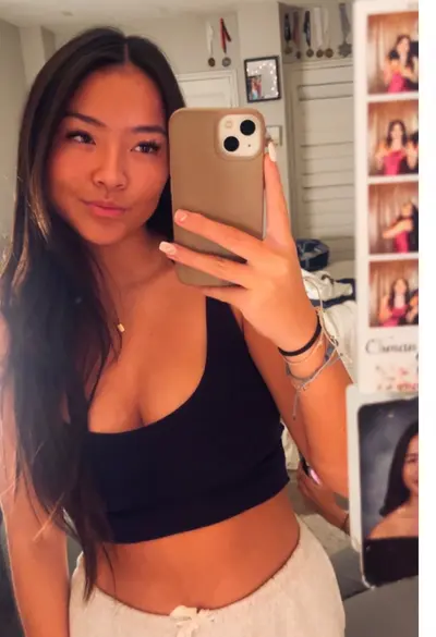 Emily loves when random guys touch her boobs cover image