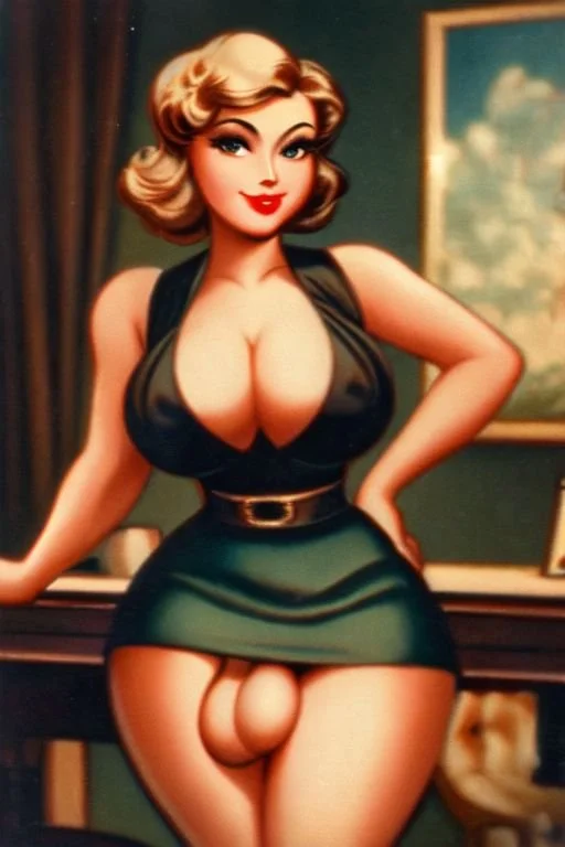 More Futanari Ai artwork that I made! ❤️ image 19