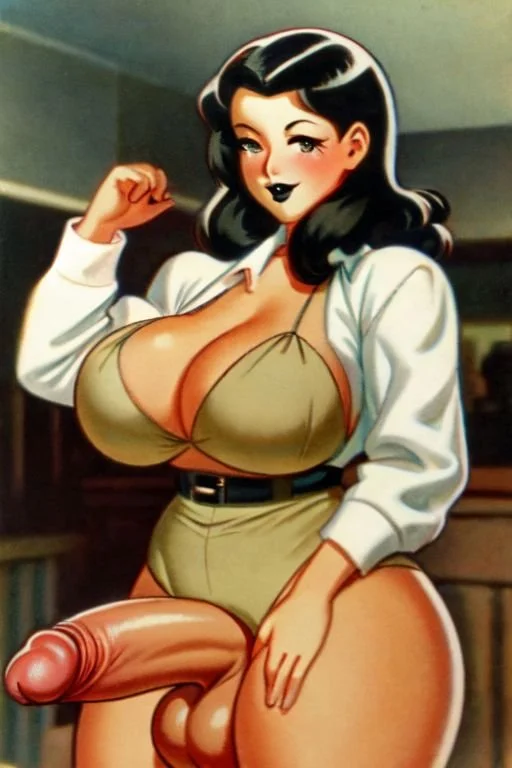 More Futanari Ai artwork that I made! ❤️ image 24