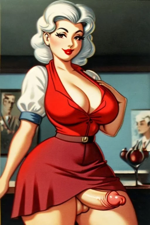 More Futanari Ai artwork that I made! ❤️ image 36