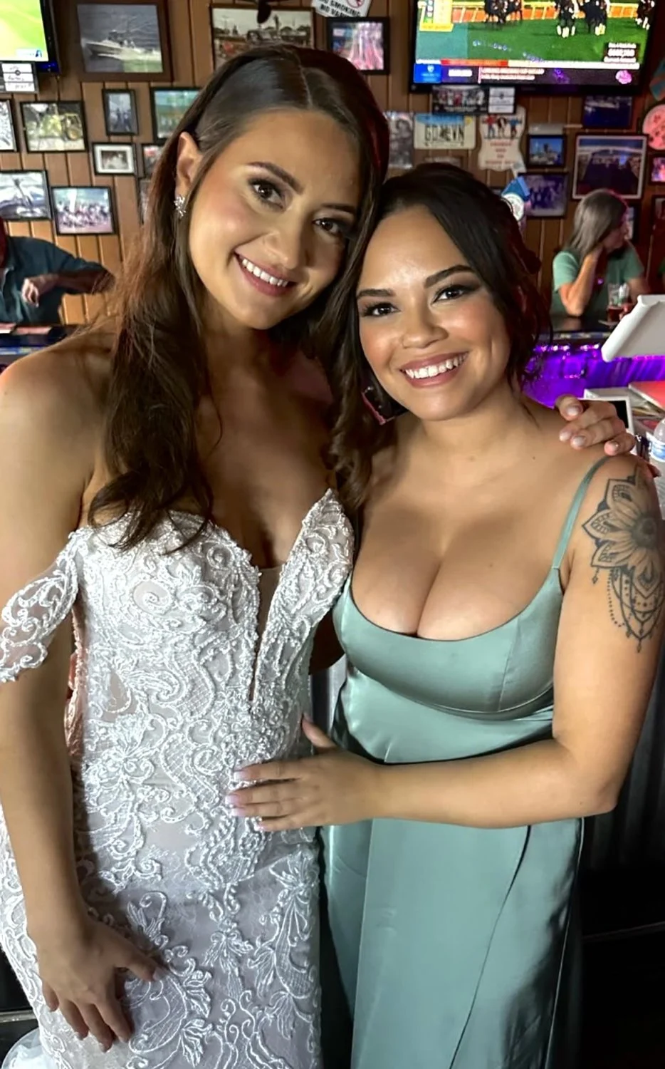 Day 10. Slutty selfish nigga just had to make it about her on her friends wedding day. main image