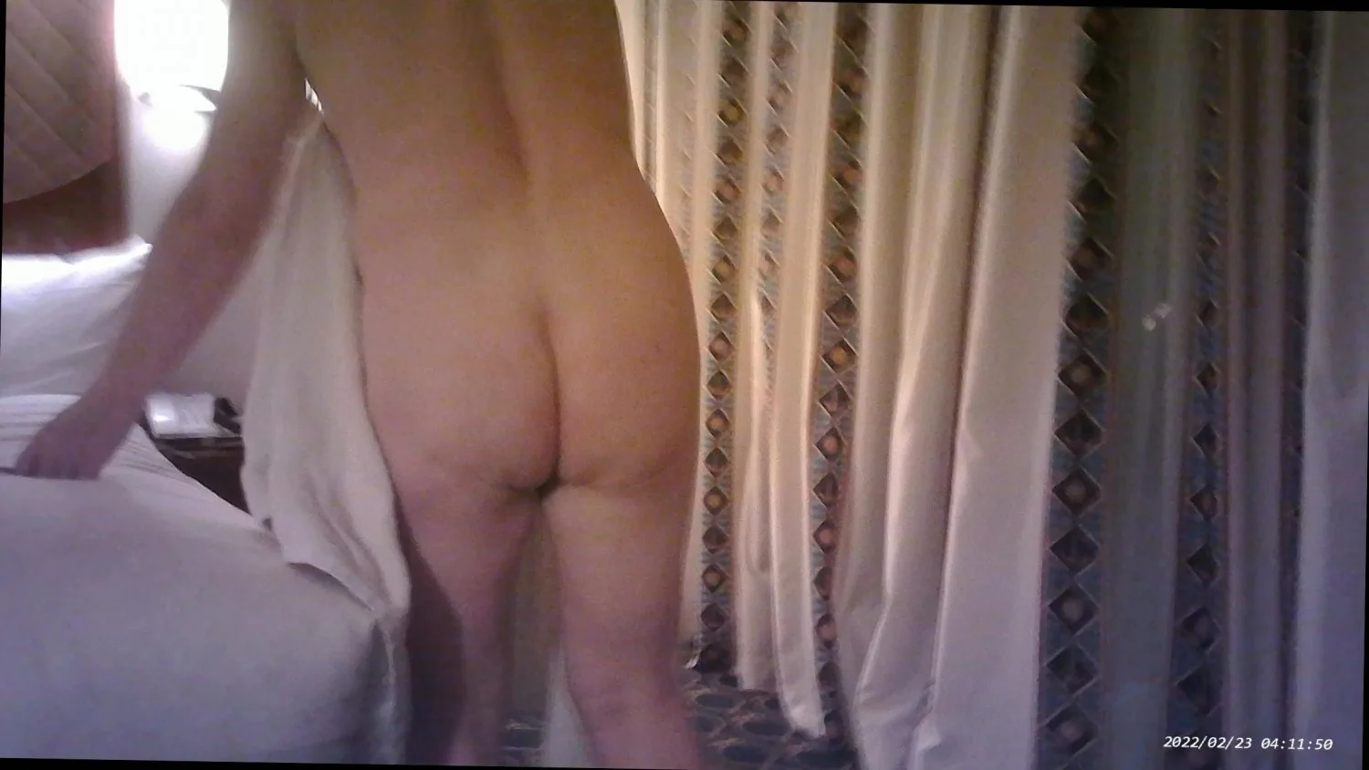 Cheating mature nurse Helen spied in hotel room image 4