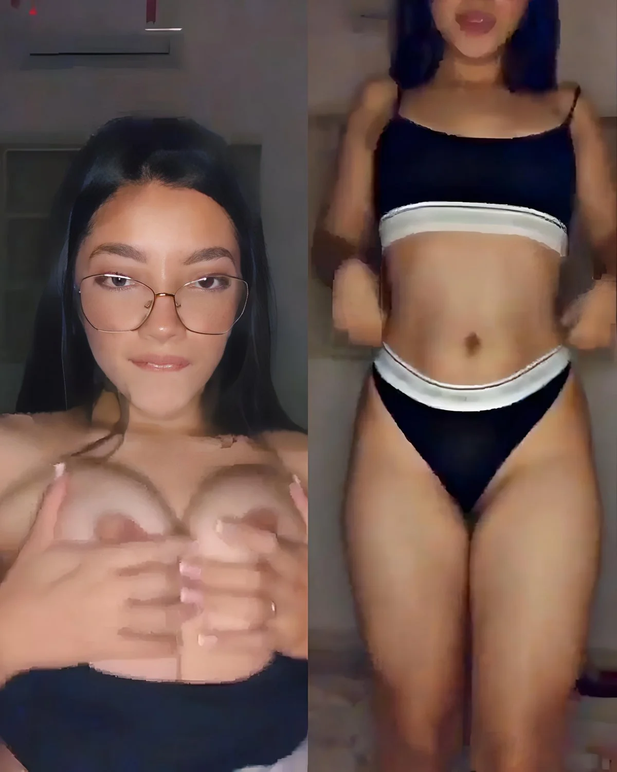 Novinha nerd da buceta carnuda se masturbando main image