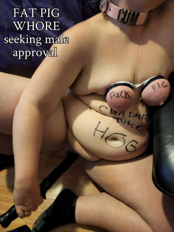 Fat Cunt with Tiny Tied Tits - PigDumpster image 9