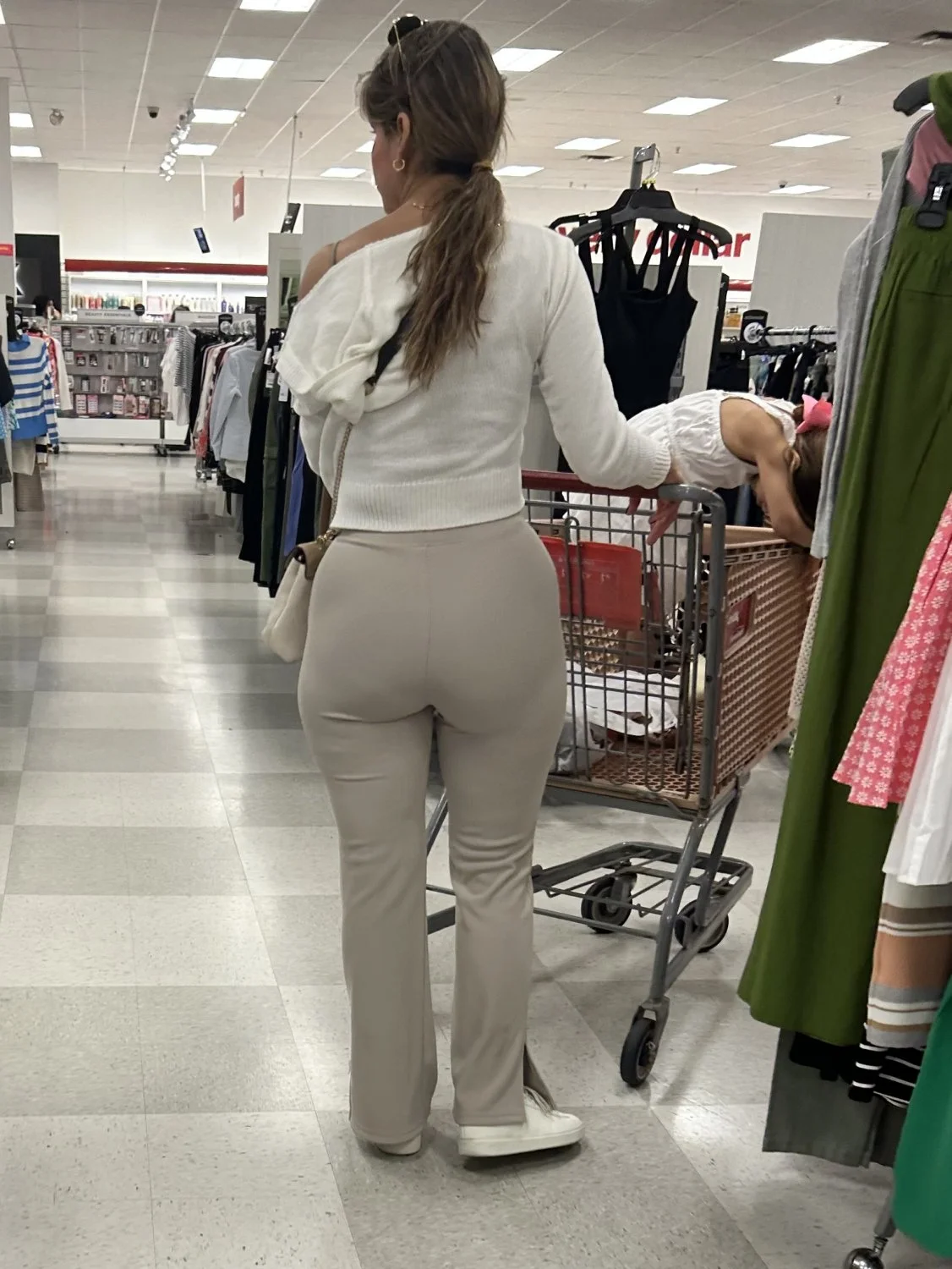 Nice booty Latina bends over image 3