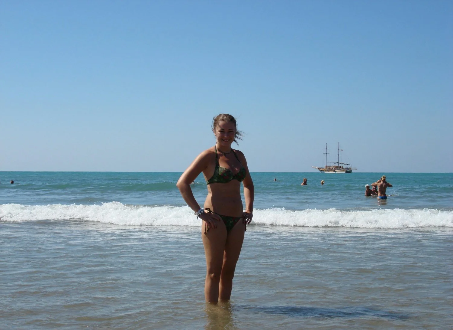 Beautiful young wife sunburned image 37
