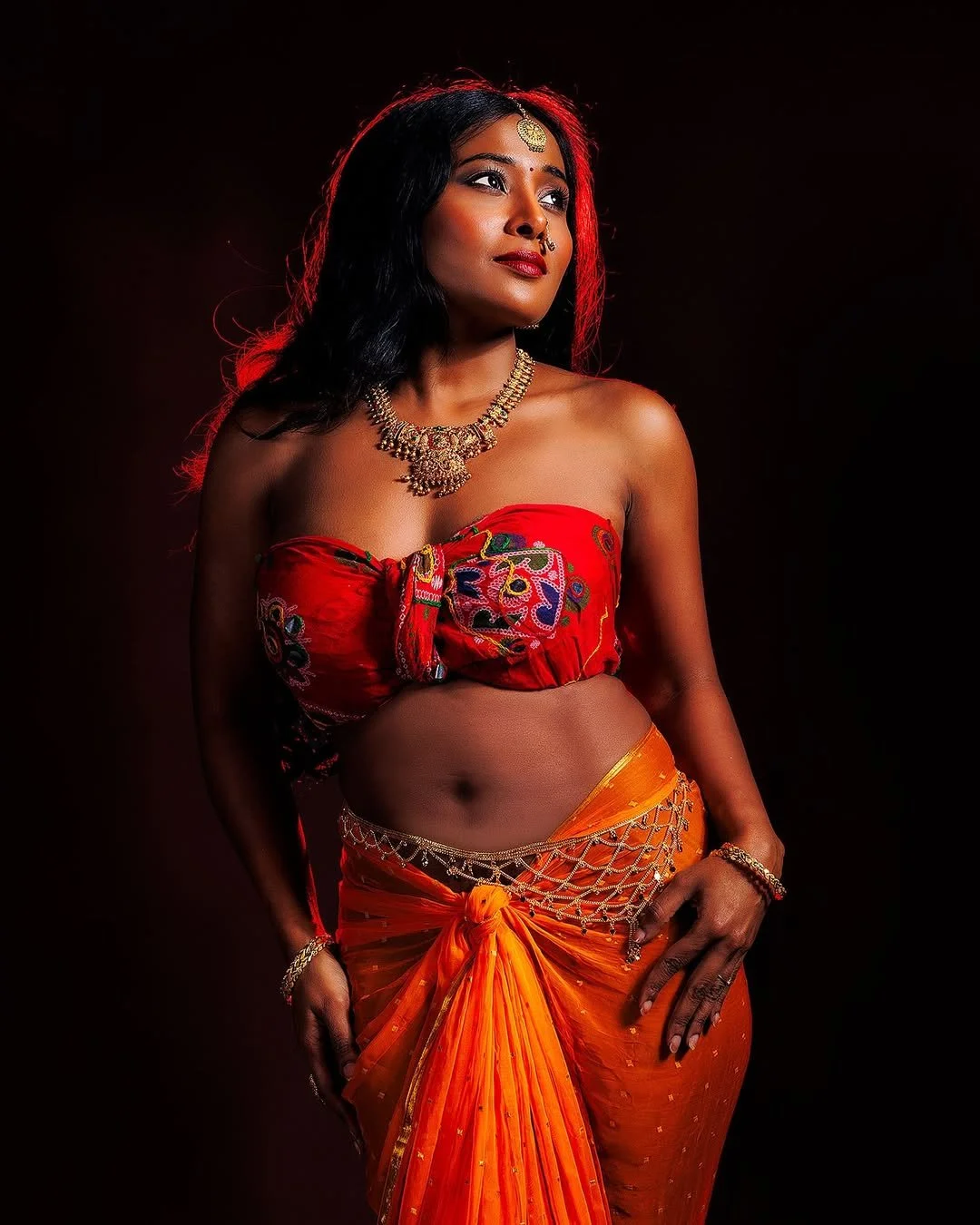 Indian girl become a nude model part 1 image 14