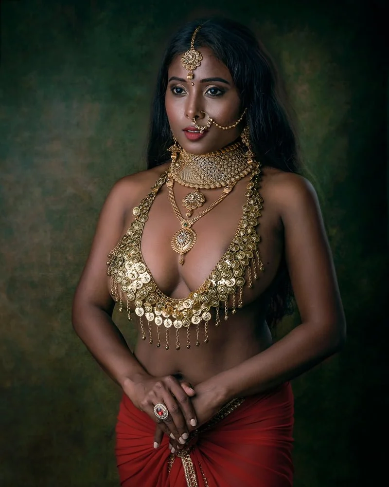 Indian girl become a nude model part 1 image 30