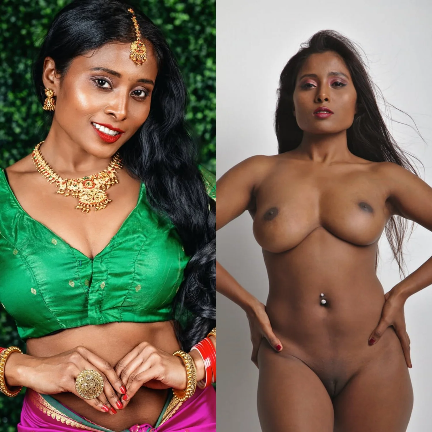 Indian girl become a nude model part 1 image 5