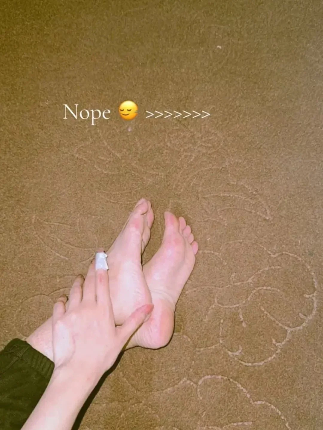 Slut girl love to show her cute feet image 9