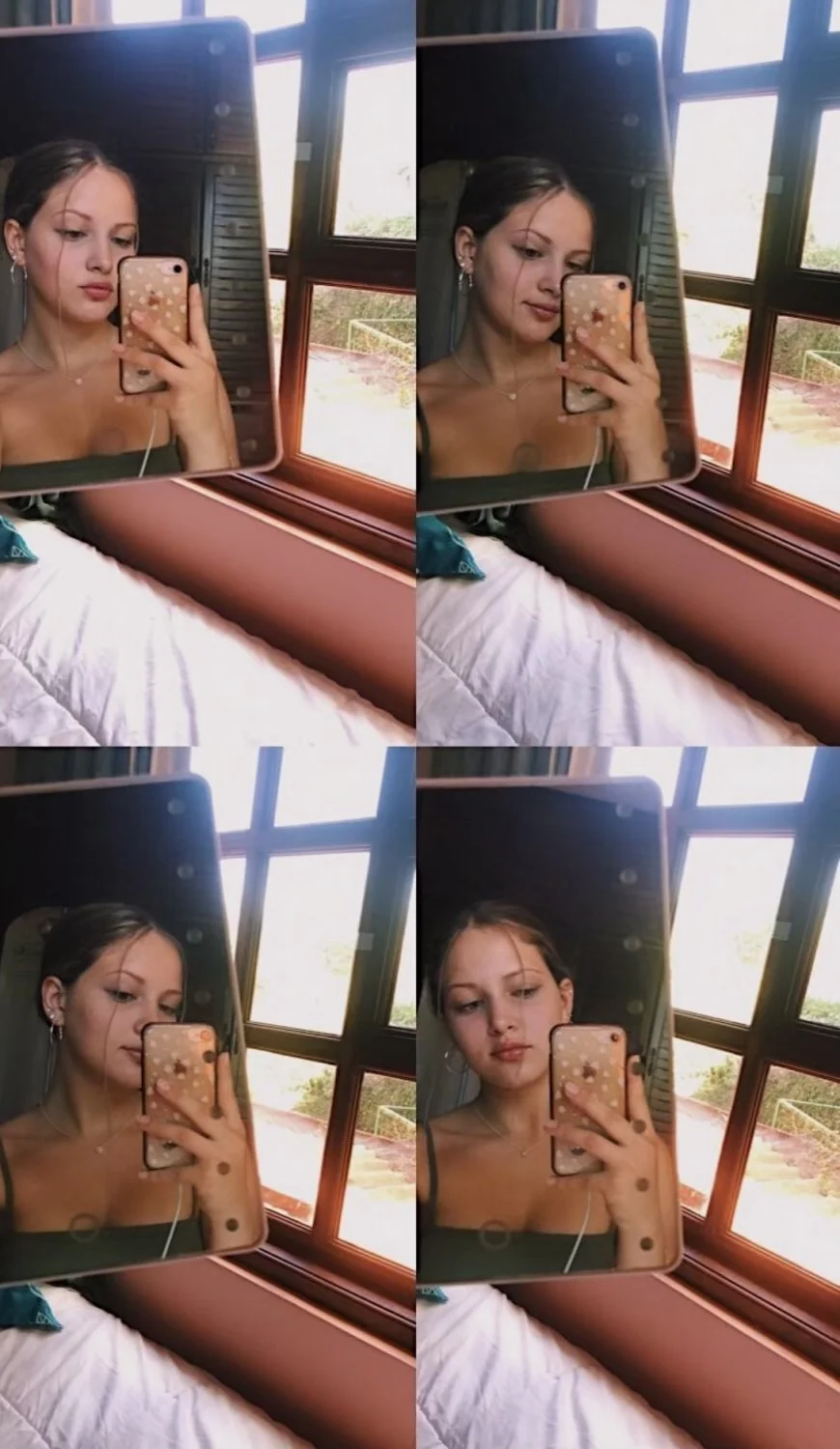 Fit teen slut with fat ass fingering her pussy on Snapchat image 38