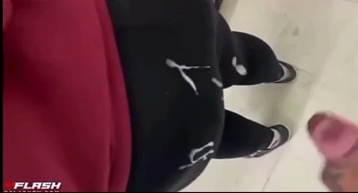 Cumming on a stranger in the store main image