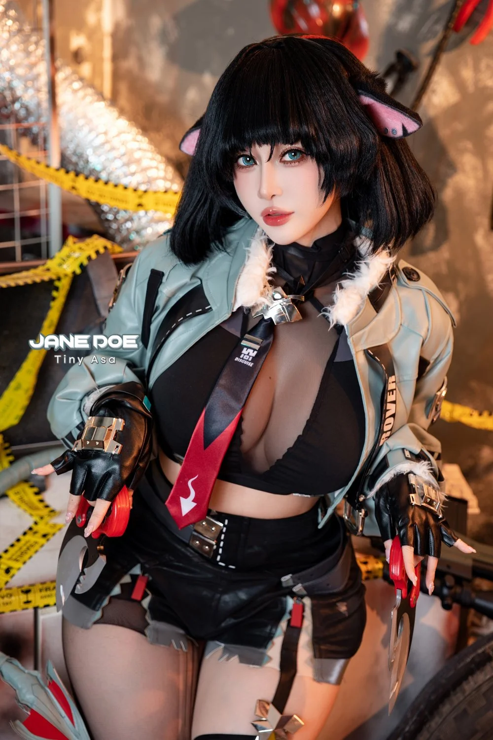 Tiny Asa cosplay Jane Doe - Zenless Zone Zero image 27