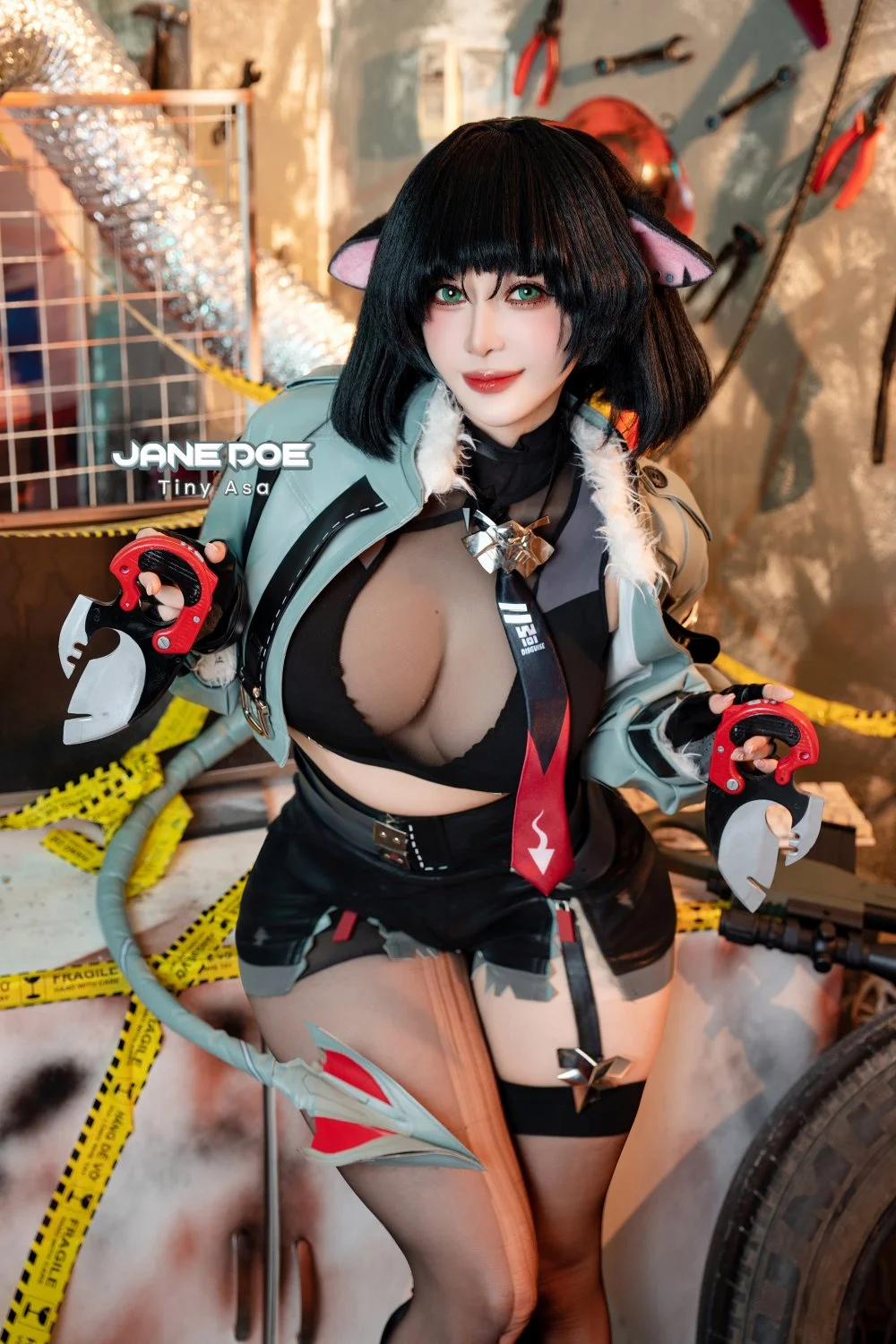 Tiny Asa cosplay Jane Doe - Zenless Zone Zero image 28