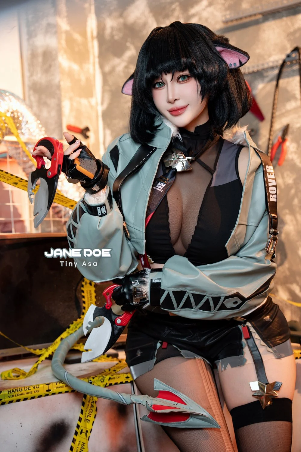 Tiny Asa cosplay Jane Doe - Zenless Zone Zero image 39