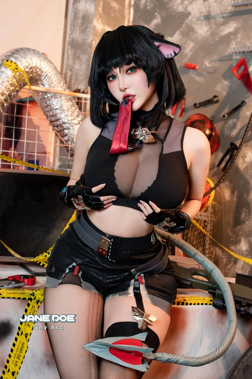 Tiny Asa cosplay Jane Doe - Zenless Zone Zero image 43