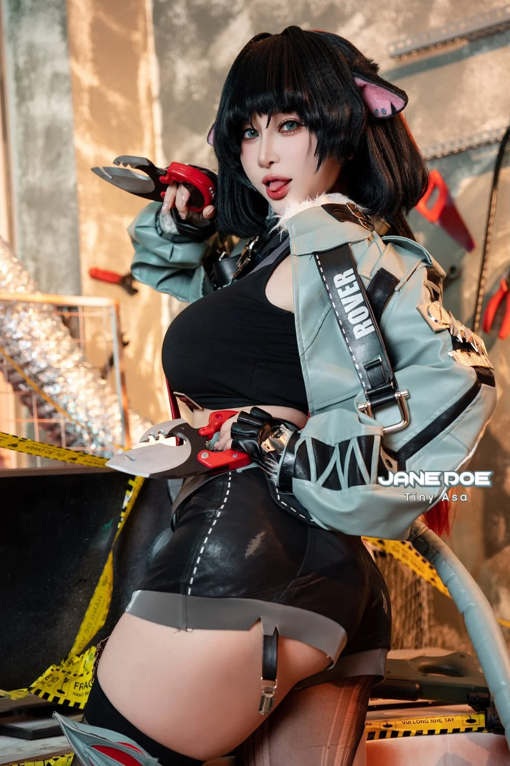 Tiny Asa cosplay Jane Doe - Zenless Zone Zero image 44