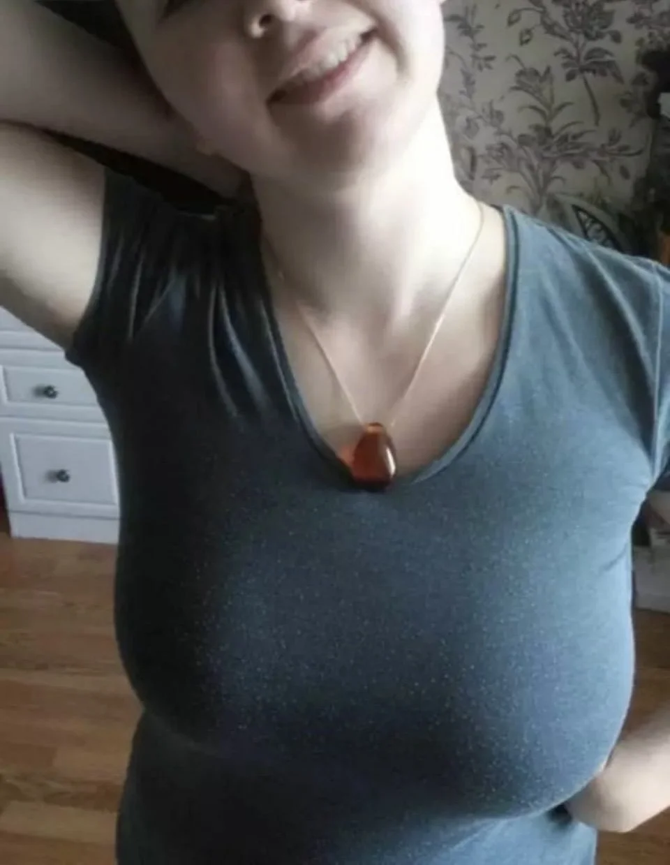 (Sent to me) Cute Curvy Girl Shows off her Hidden Huge Tits and Perfect Round Ass image 4