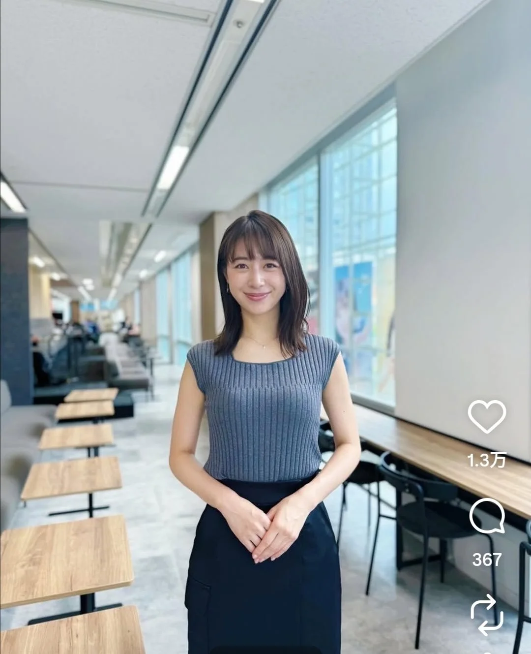 🔚Japanese　顔抜き　アナウンサー　林美沙希　ソフトエロ　一発やりたい image 21