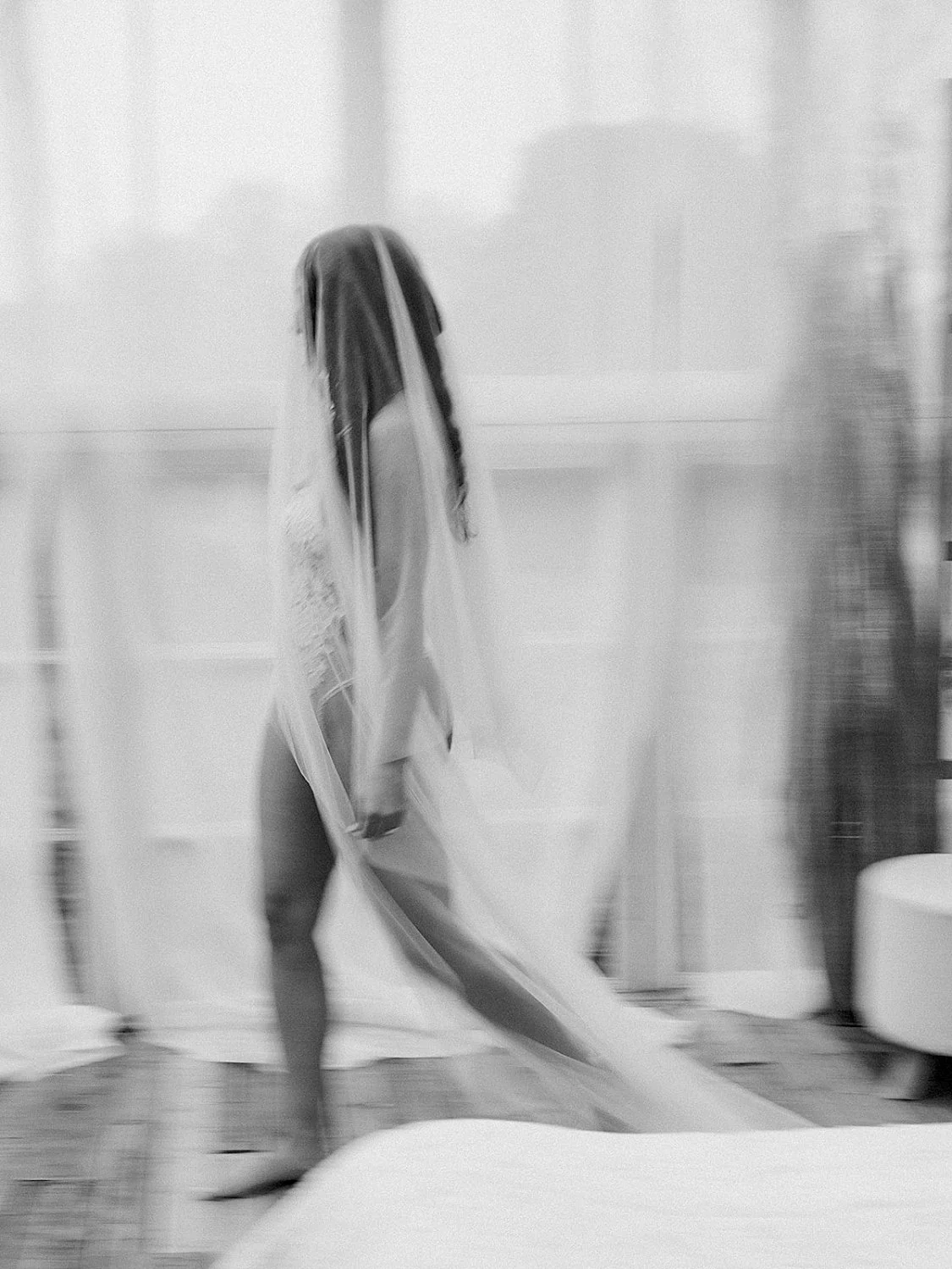 Shy brunette boudoir image 19