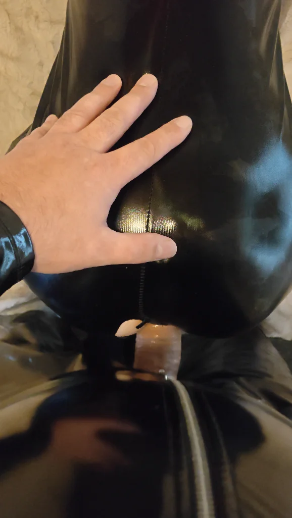 Fucking GF in PVC image 5
