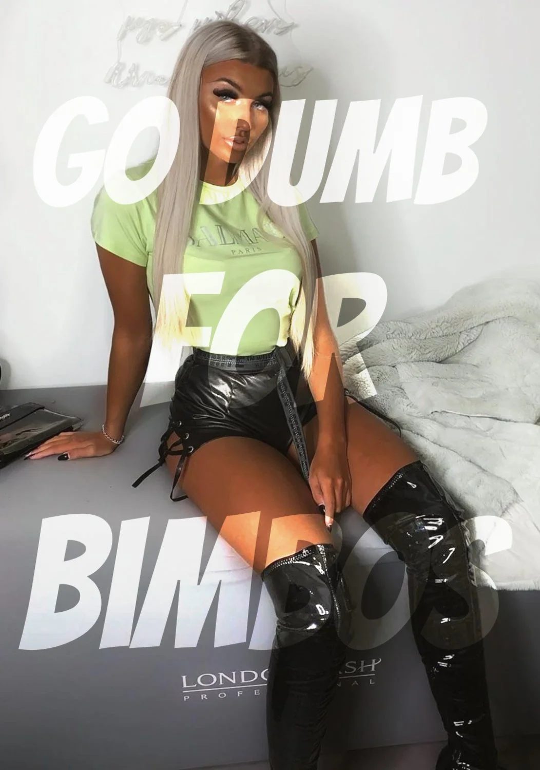 Become a dumb, gooning little loser kik illfuckyourwife345 for edits like this image 8