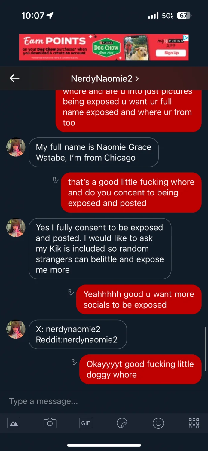 Her nam is Naomie grace watabe from Chicago she wants to be expose image 11