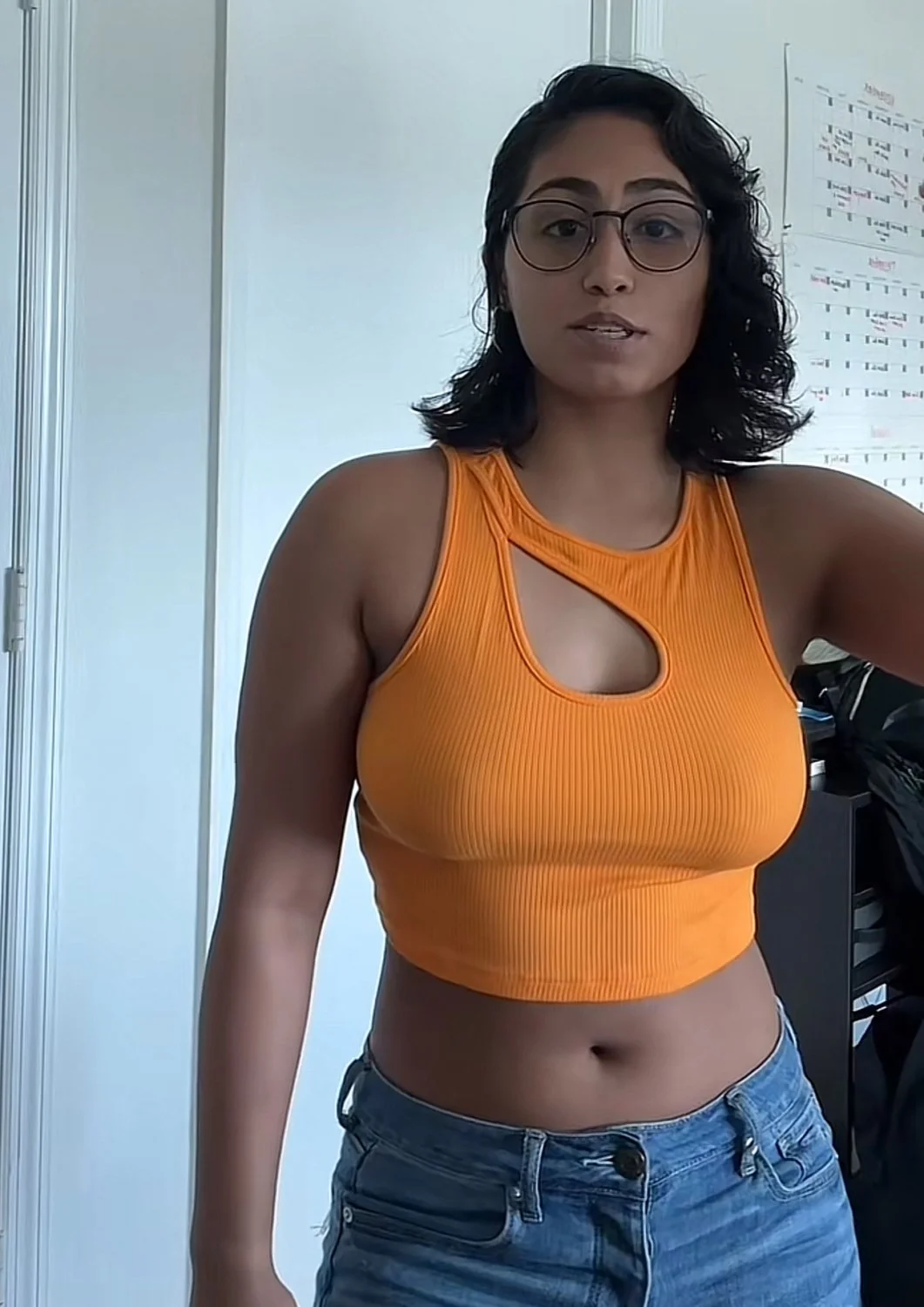 Sexy nerdy teen image 15
