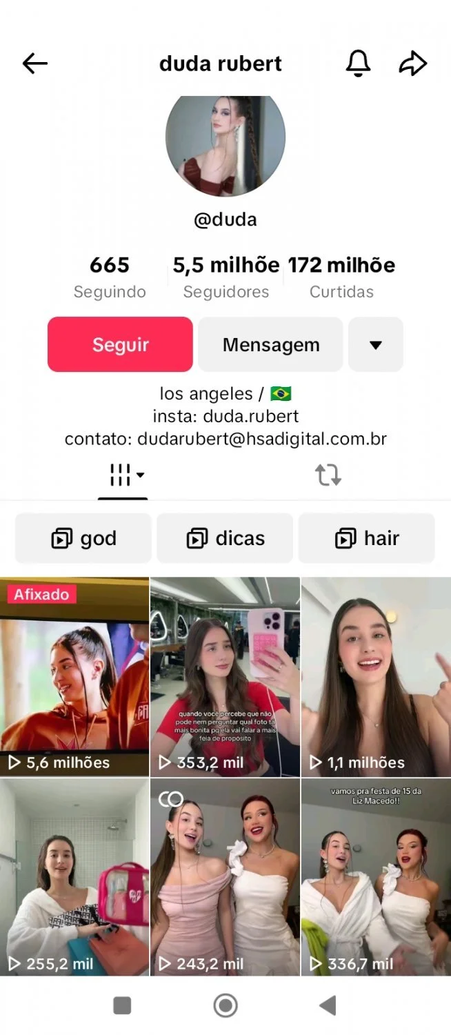 Seguidor mandou Vazou vídeos de famosinha do tik Tok image 4