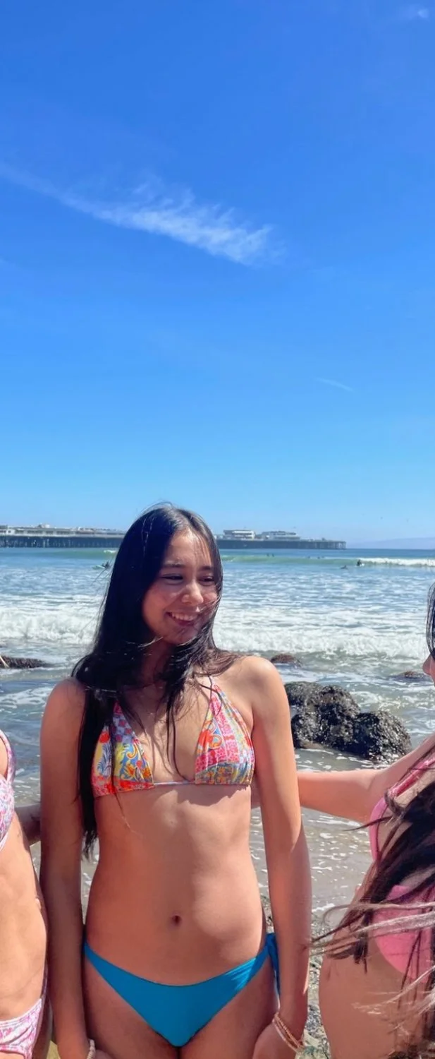 cute petite asian teen in bikini main image