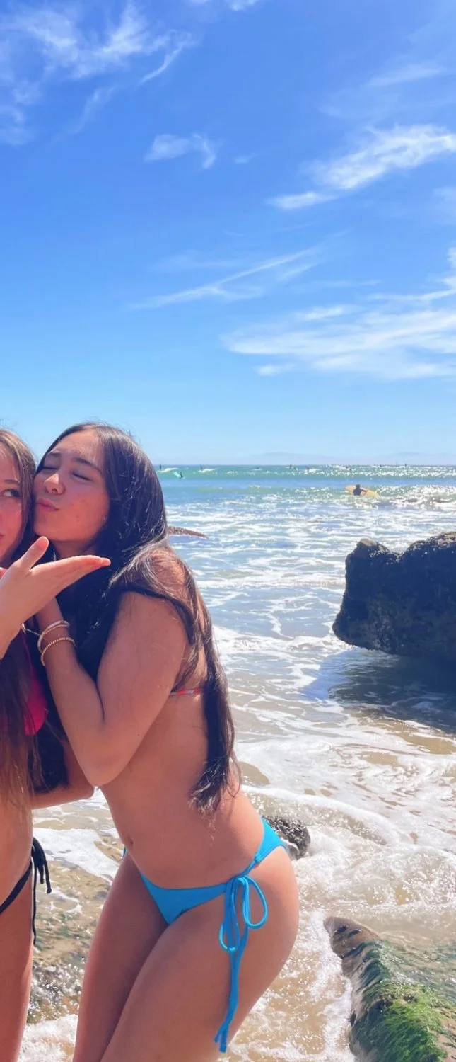 cute petite asian teen in bikini image 4