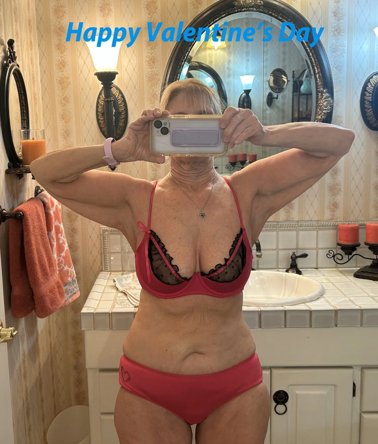 Happy Valentines day, bra and panties image 1