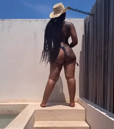 Auntie livin her best life!!!! 🤠⛱️👙 cover image