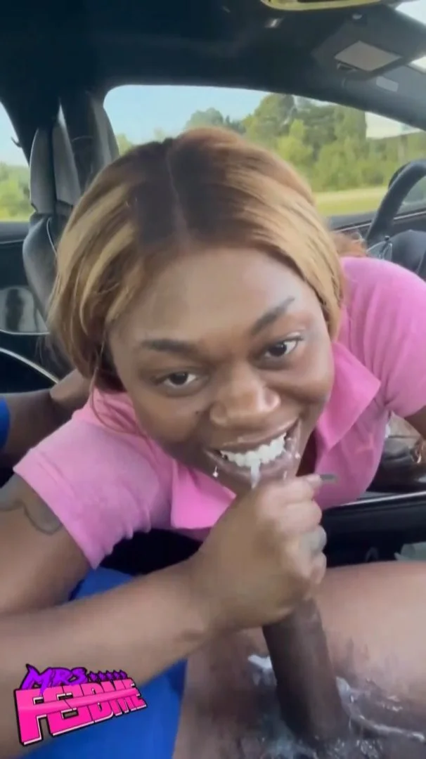 MrsFeedMe Giving Head While Driving image 2