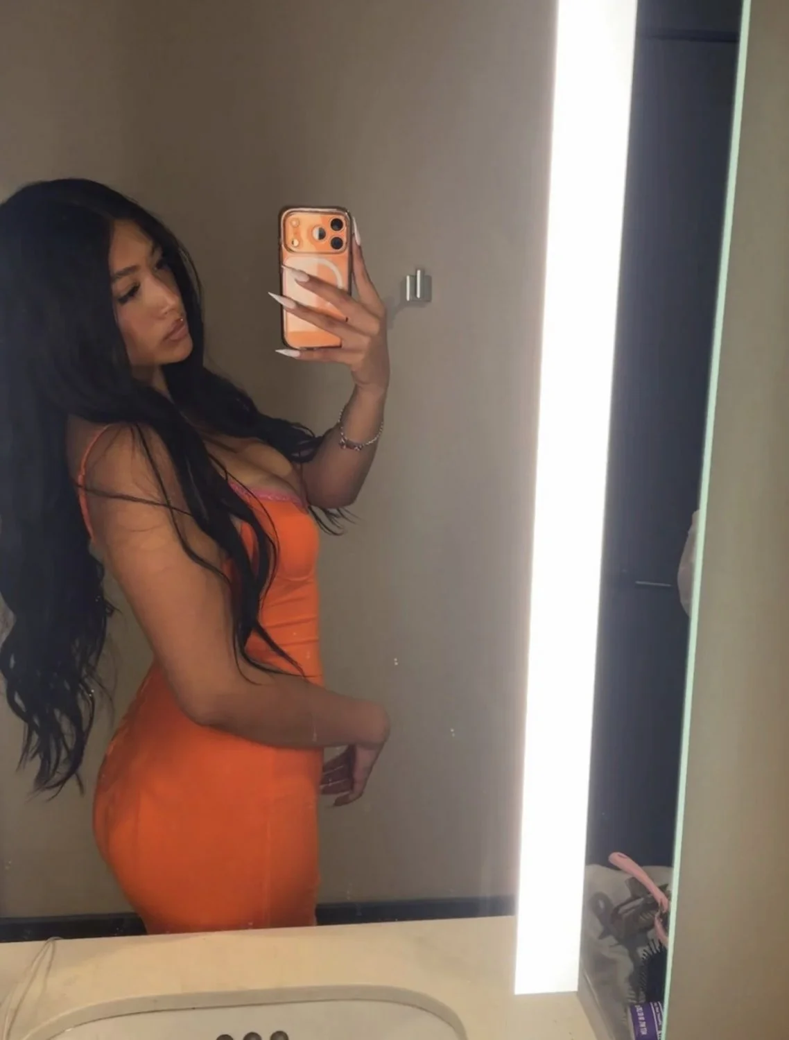 Asian abg slut showing off her big ass image 2