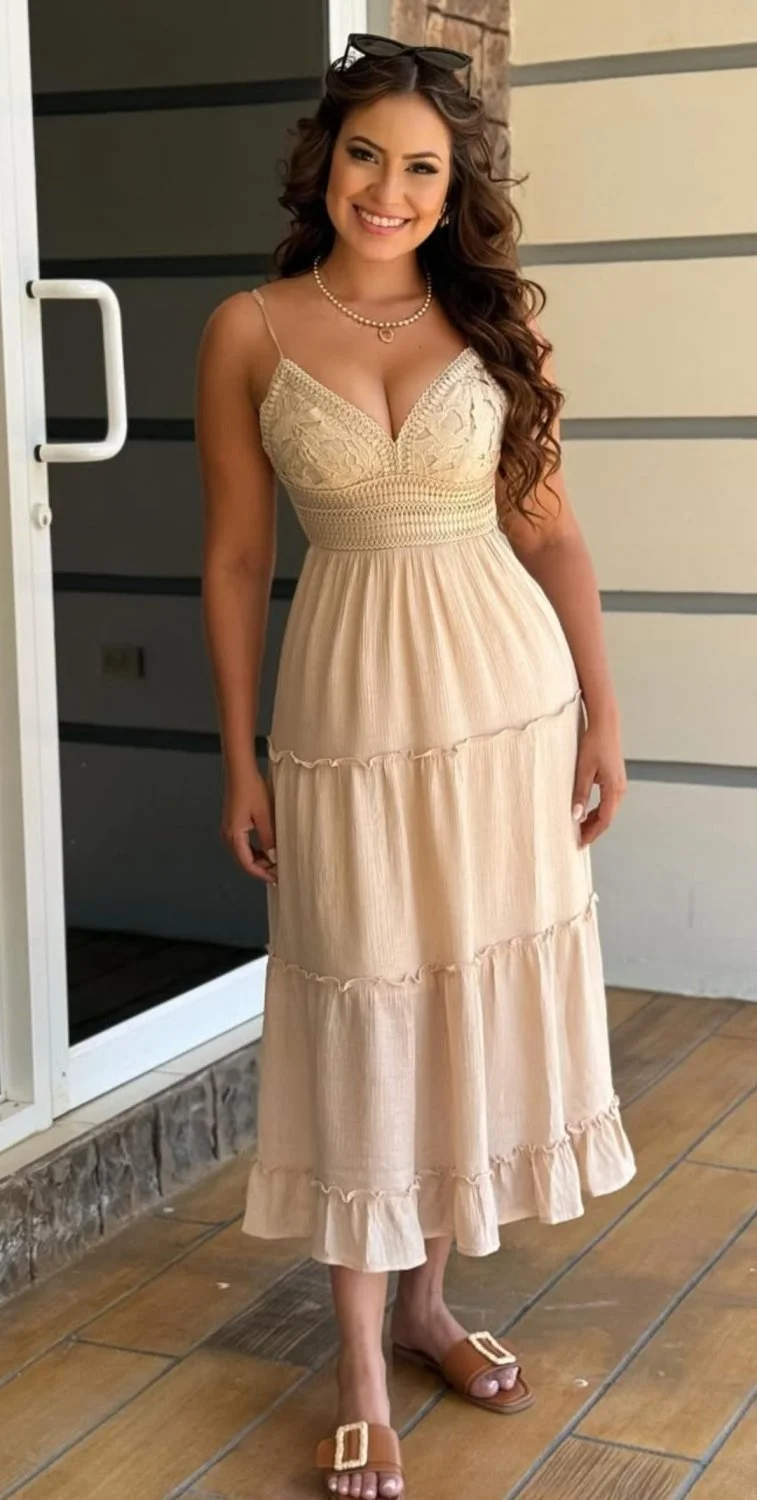 Alejandra Rubio looking sexy in dress image 5