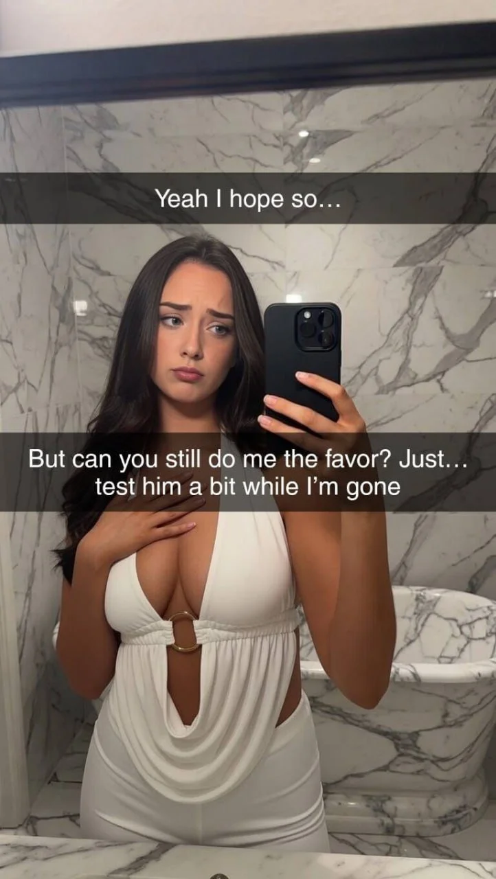 Roommate Minds her best friends Boyfriend Part 1 Snapchat Cheating Caption Story image 13