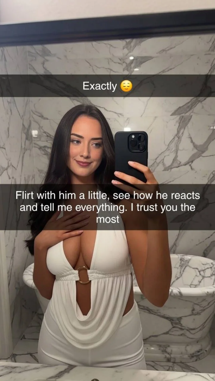 Roommate Minds her best friends Boyfriend Part 1 Snapchat Cheating Caption Story image 15