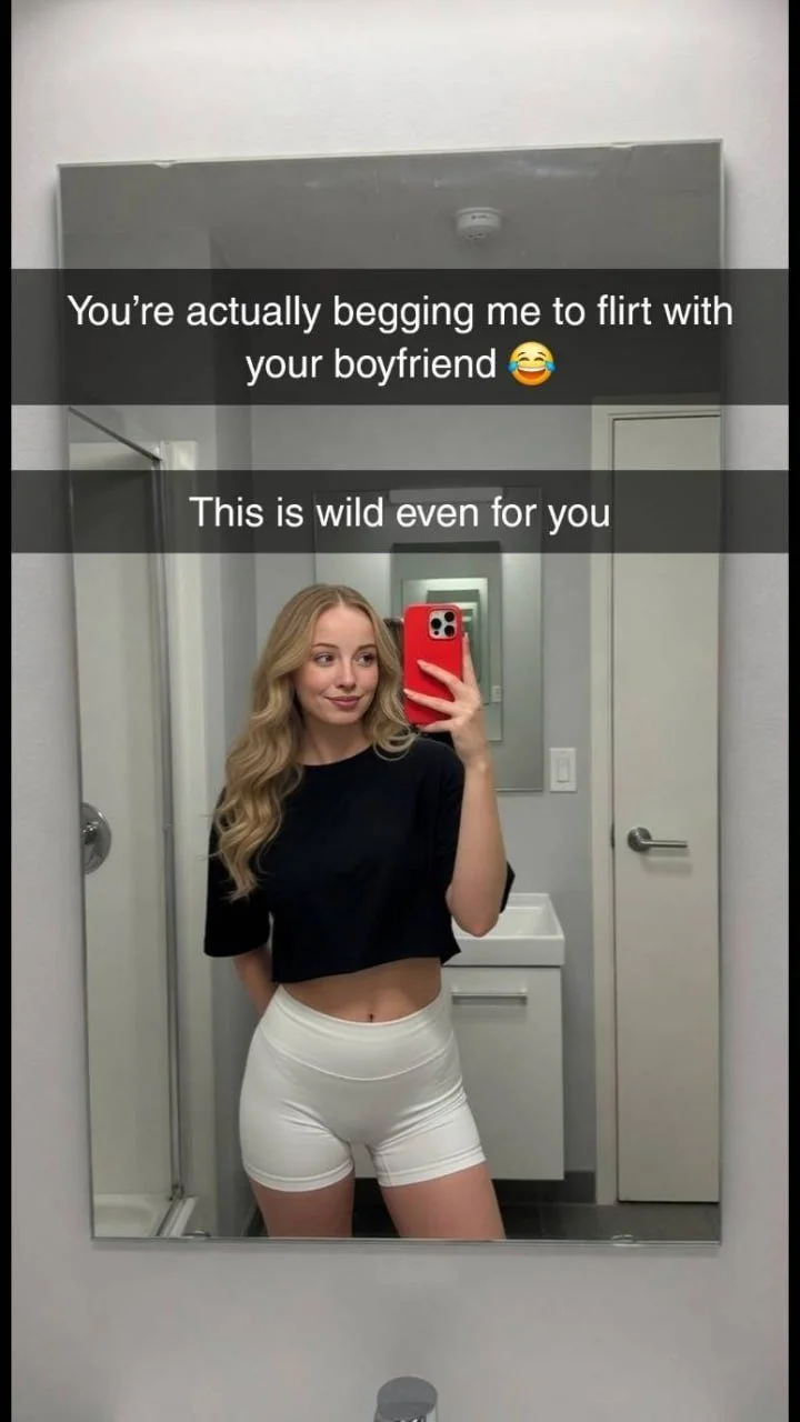 Roommate Minds her best friends Boyfriend Part 1 Snapchat Cheating Caption Story image 18