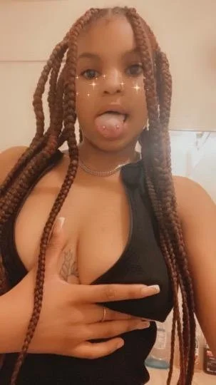 19yo sexy, skinny black slut image 12