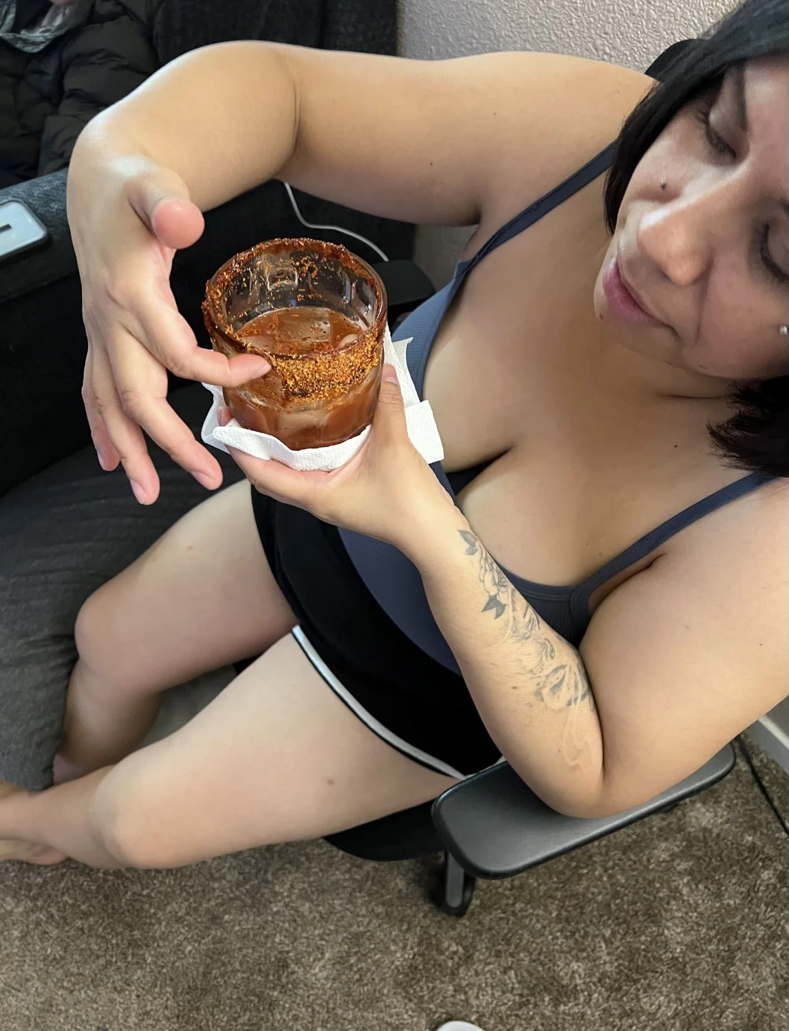 Can’t stop staring at my sisters boobs image 41