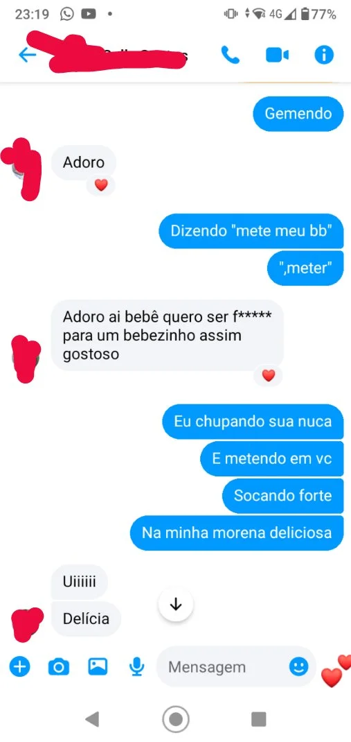 Coroa safada no Face image 12