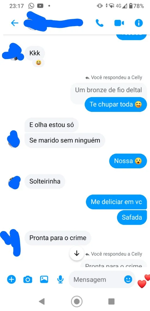 Coroa safada no Face image 4