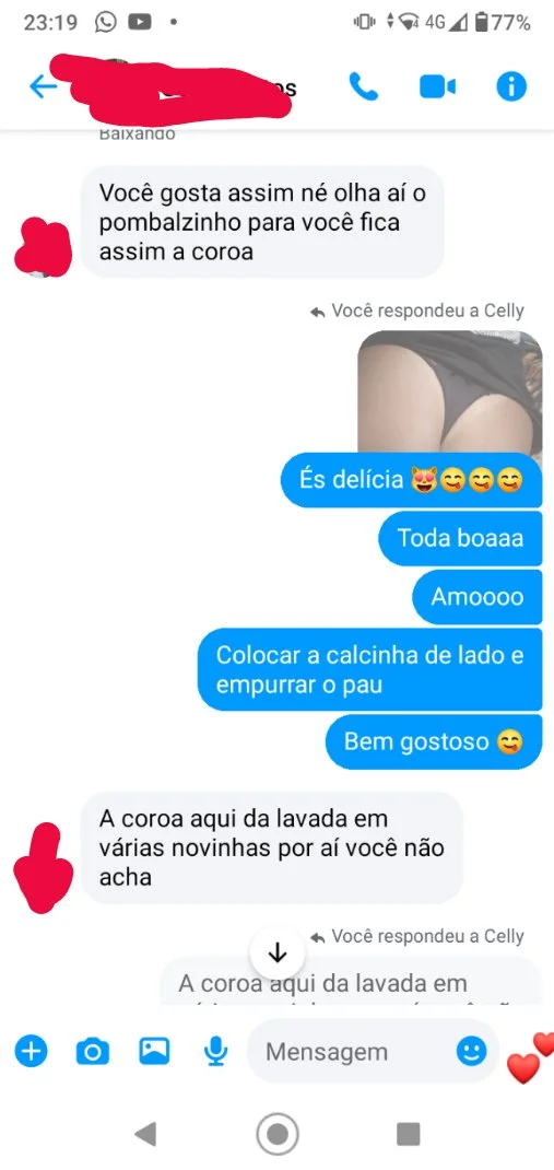 Coroa safada no Face image 9