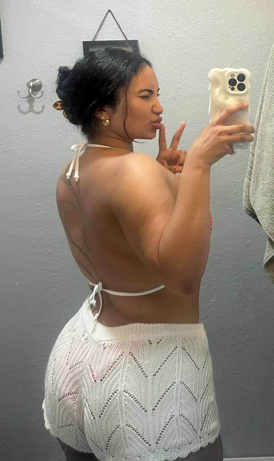 Thick big booty Latina slut loves BBC image 24