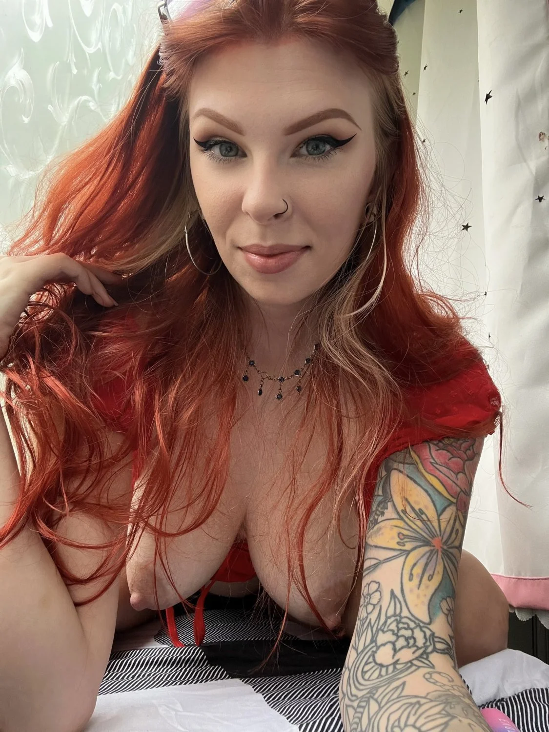Hot And Tatted Redhead image 4