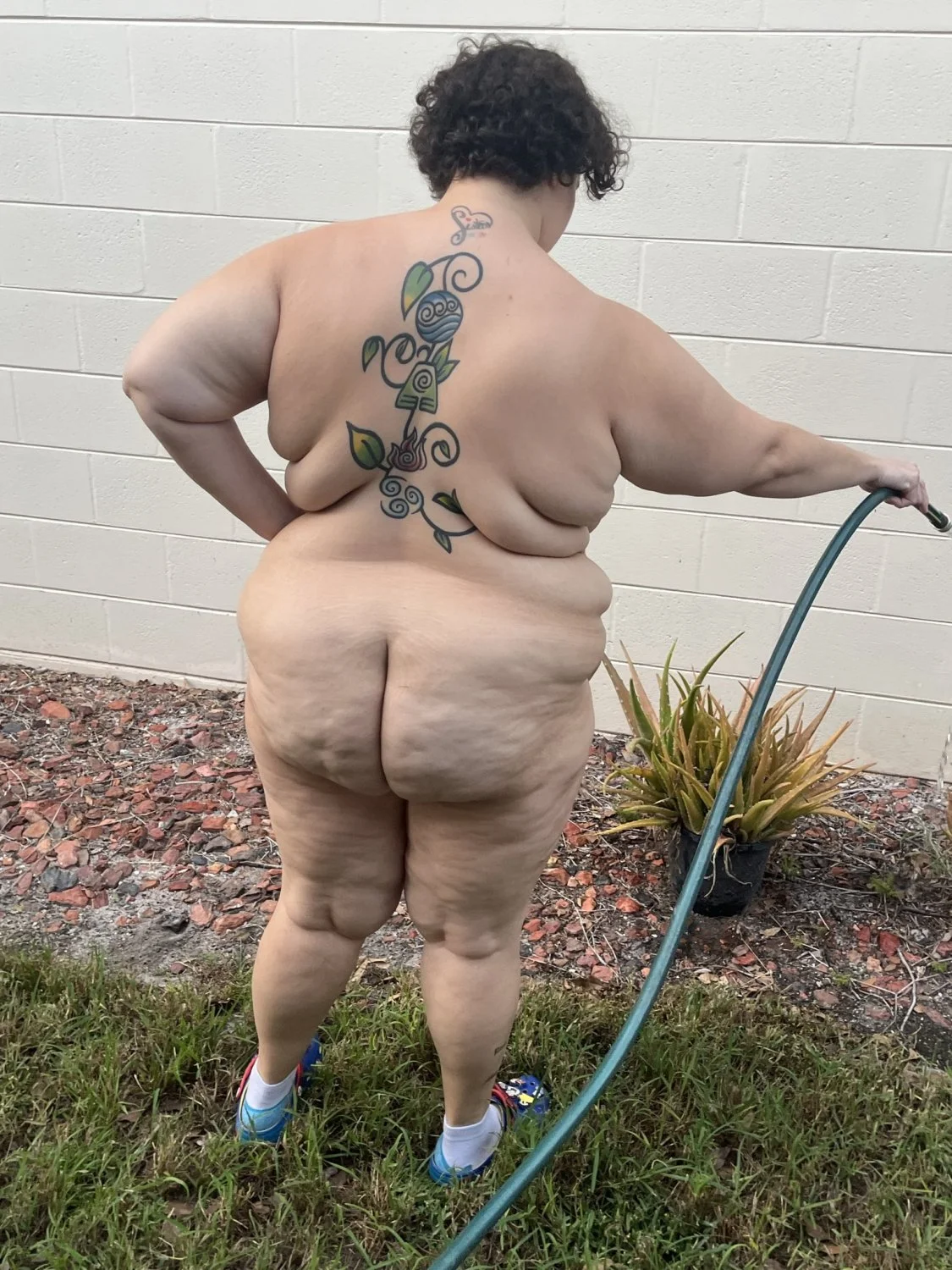 Chubby BBW Nudist Wife image 16