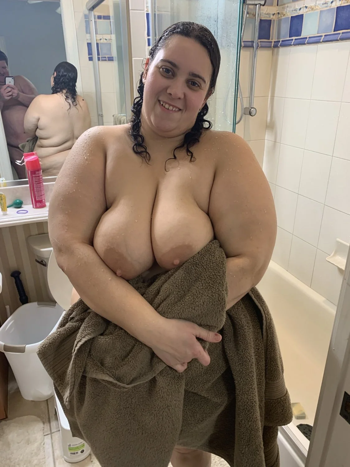 Chubby BBW Nudist Wife image 5
