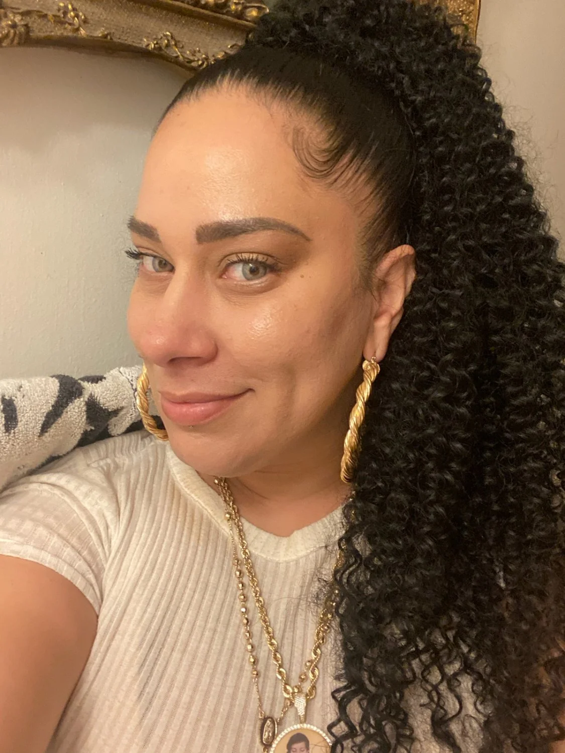 Cheating curly haired Puertorican milf from CT gets back blown out 🇵🇷 image 14