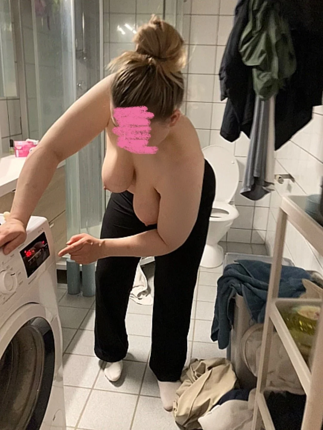 Spying on my wife’s big tits while she undressed. Dm open image 6